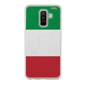 Capa Personalizada para Galaxy A6 Plus - Bandeira Itália - Husky