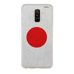 Capa Personalizada para Galaxy A6 Plus - Bandeira Japão - Husky