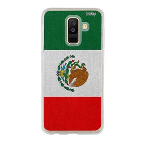Capa Personalizada para Galaxy A6 Plus - Bandeira México - Husky