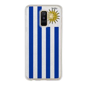 Capa Personalizada para Galaxy A6 Plus - Bandeira Uruguai - Husky