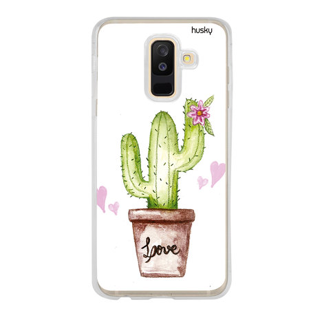 Capa Personalizada para Galaxy A6 Plus - Cactus Love - Husky