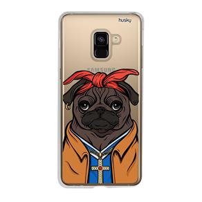 Capa Personalizada para Galaxy A8 Plus (2018) - Thug Pug - Husky