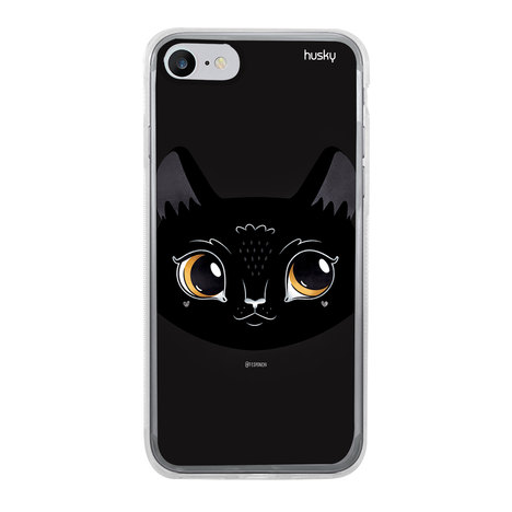 Capa Personalizada para Iphone 8 - Gato Preto Sponchi - Husky