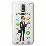 Capa Personalizada para Motorola Moto G4 - ADVOGADA - Quark