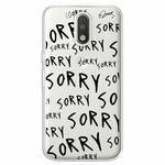 Capa Personalizada para Motorola Moto G4 - SORRY SORRY SORRY - Quark