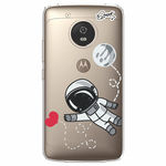 Capa Personalizada para Motorola Moto G5 - ASTRONAUTA LOVE - Quark