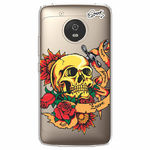 Capa Personalizada para Motorola Moto G5 - SKULL LOVE - Quark