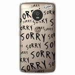 Capa Personalizada para Motorola Moto G5 - SORRY SORRY SORRY - Quark
