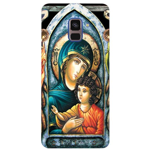 Capa Personalizada para Samsung Galaxy A8 2018 Plus - Maria Mãe de Jesus - RE15