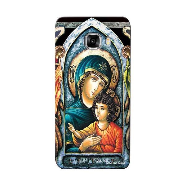 Capa Personalizada para Samsung Galaxy C5 C5000 Maria Mãe de Jesus - RE15