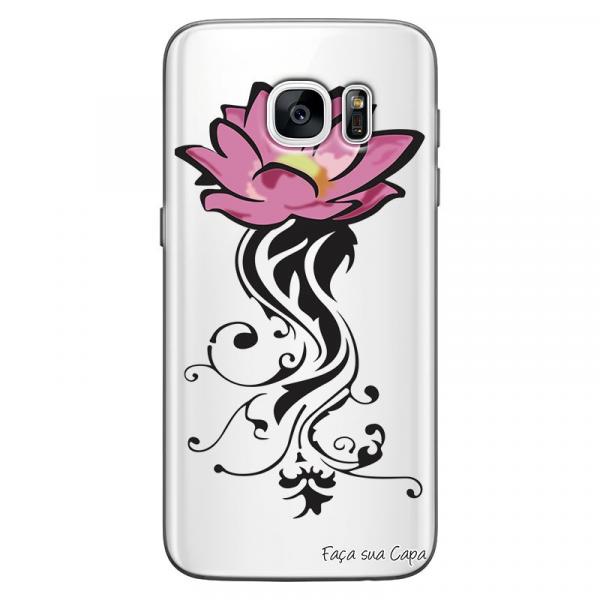 Capa Personalizada para Samsung Galaxy S7 Edge G935 Flor de Lotus - TP30