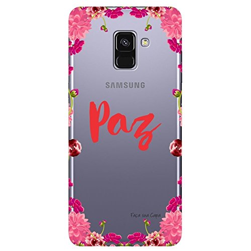 Capa Personalizada Transparente para Samsung Galaxy A8 2018 Plus - Paz - TP268