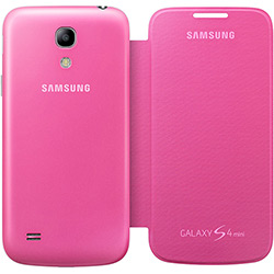 Capa Prote Flip Cover Samsung Pink Galaxy S4 Mini