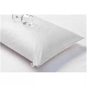 Capa Protetor de Travesseiro Impermeável com Zíper Branco