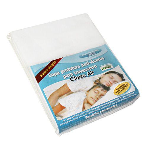 Capa Protetora Anti-Ácaros de Travesseiro Adulto com Zíper RSMed