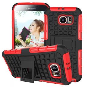 Capa Protetora Armadura 2x1 para Samsung Galaxy S6 -Vermelha