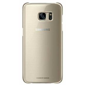Capa Protetora Clear Cover Samsung Galaxy S7 Gold (sem Curva)