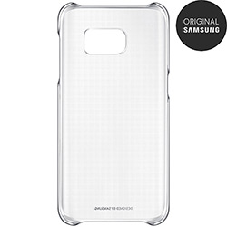 Capa Protetora Clear Galaxy S7 Borda Prata - Samsung