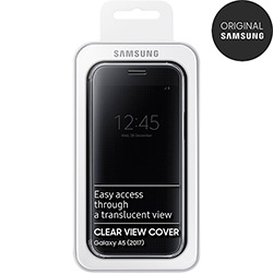 Capa Protetora Clear View Cover Galaxy A5 Preta - Samsung