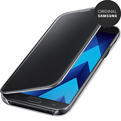 Capa Protetora Clear View Cover Galaxy A7 Preta - Samsung