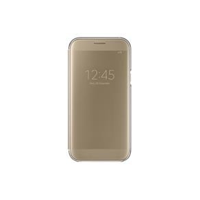 Capa Protetora Clear View Galaxy A7 (2017) - Dourada