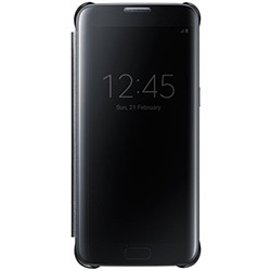 Capa Protetora Clear View Galaxy S7 Edge Preta - Samsung
