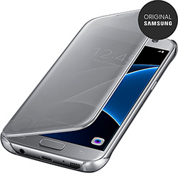 Capa Protetora Clear View Galaxy S7 Prata - Samsung