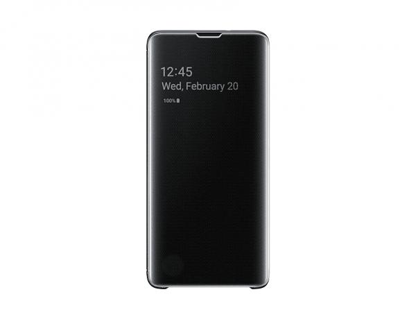 Capa Protetora Clear View Samsung Galaxy S10 Preta