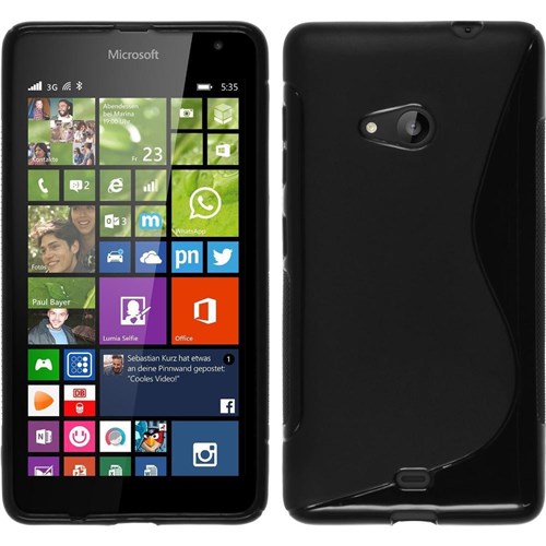 Capa Protetora Em Silicone Tpu Linha S Para Microsoft Lumia 535