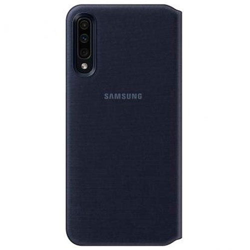 Capa Protetora Flip Wallet Para Galaxy A50 Preta Samsung