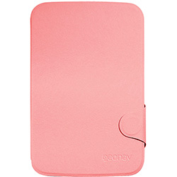 Tudo sobre 'Capa Protetora Fólio para Galaxy Note 8" N5100 Couro Sintético Rosa - Geonav'