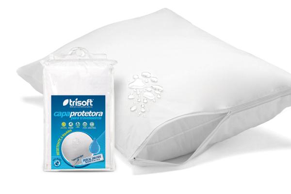 Capa Protetora Impermeável 200 F para Travesseiro - Trisoft