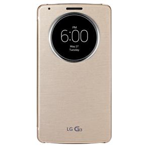 Capa Protetora para LG G3 Quick Circle LG-CCF340GDI - Dourada