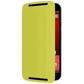 Capa Protetora para Novo Moto G de 5” Motorola Flip Cover- Amarela