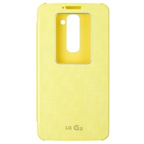 Capa Protetora para Optimus G2 Quick Window LG-CCF240GYI - Amarelo
