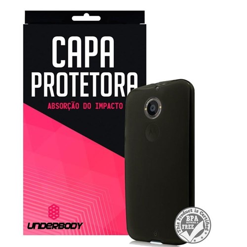 Capa Protetora Preta Para Motorola Moto X 2ª Geração - Underbody