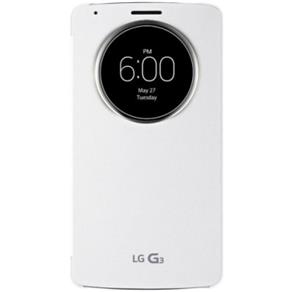 Capa Protetora Quick Circle com Indução para LG G3 Original Branco