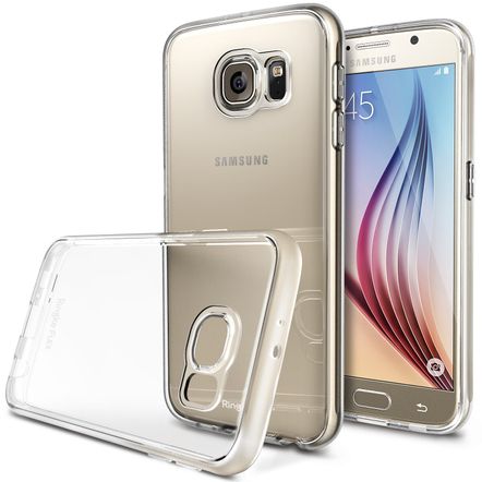 Capa Protetora Rearth Ringke Flex para Samsung Galaxy S6-Transparente