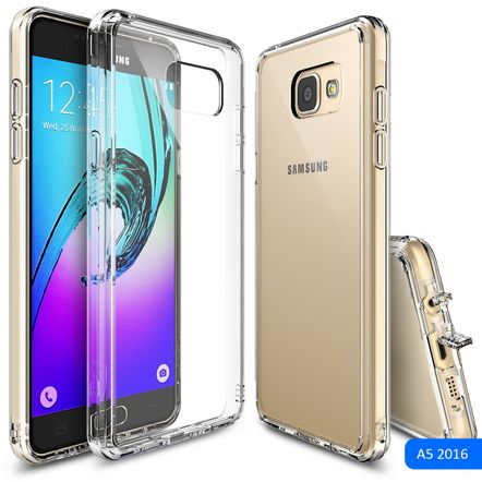Capa Protetora Rearth Ringke Fusion para Samsung Galaxy A5 2016 - A510-Transparente