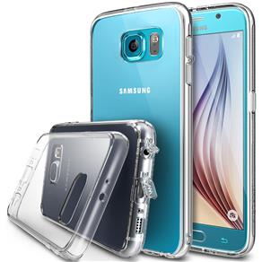 Capa Protetora Rearth Ringke Fusion para Samsung Galaxy S6-Transparente