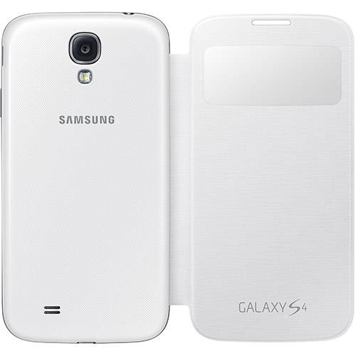 Capa Protetora S View Cover Samsung Galaxy S4 Branca