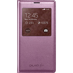 Capa Protetora S View Pink Galaxy S5