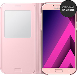 Capa Protetora S View Standing Cover Galaxy A7 Rosa - Samsung