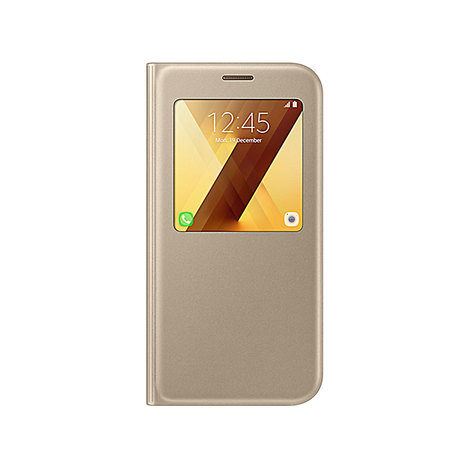 Capa Protetora S View Standing Galaxy A7 (2017) - Dourada