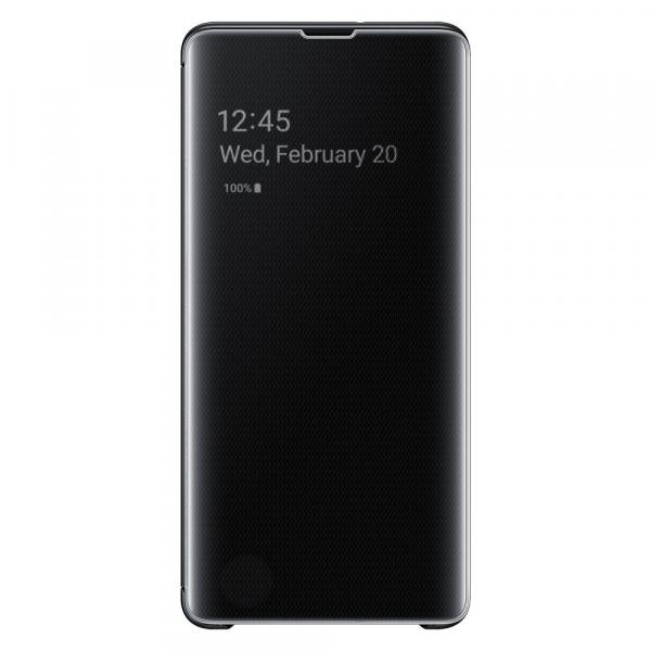 Capa Protetora Samsung Galaxy S10+ Clear View Preto