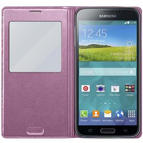 Tudo sobre 'Capa Protetora Samsung S View para Galaxy S5 - Pink'
