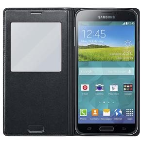 Capa Protetora Samsung S View para Galaxy S5 - Preta