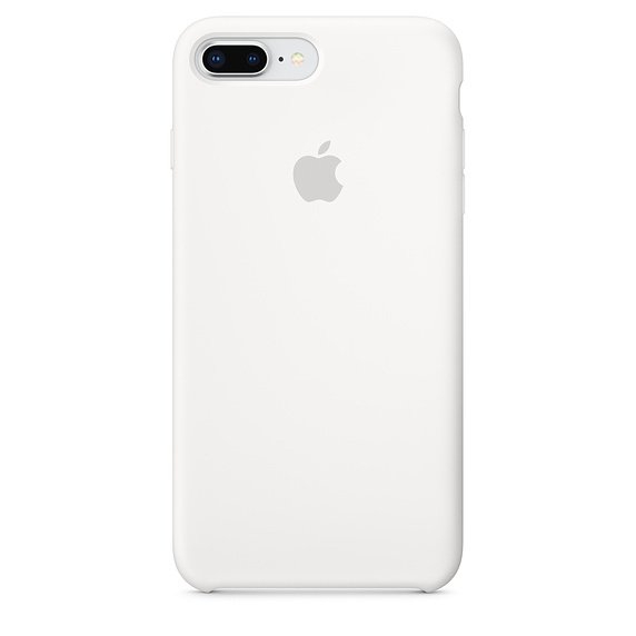 Capa Protetora Silicone IPhone 7 Plus Branca + Película de Vidro - Pixprime