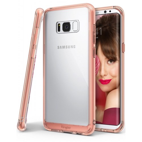 Capa Samsung Galaxy S8 Ringke Fusion Rosa