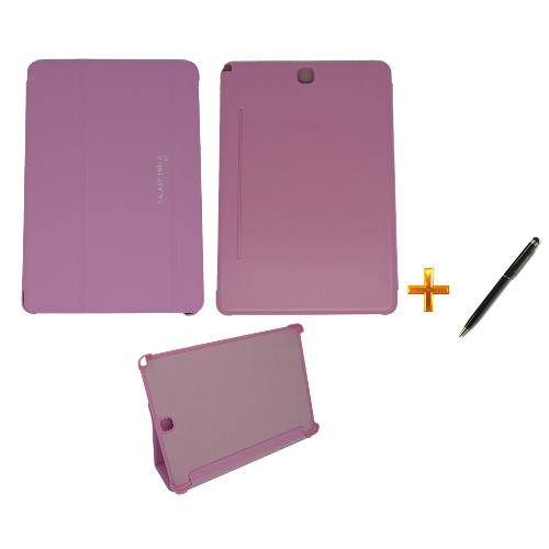 Tudo sobre 'Capa Smart Book Case Galaxy Tab a - 9.7´ P550/P555 / Caneta Touch (Rosa)'